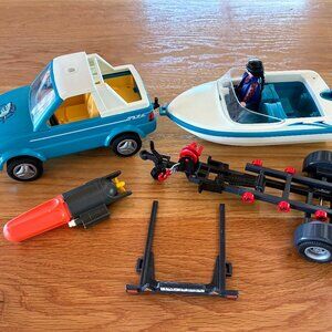 Playmobil Boat with Trailer